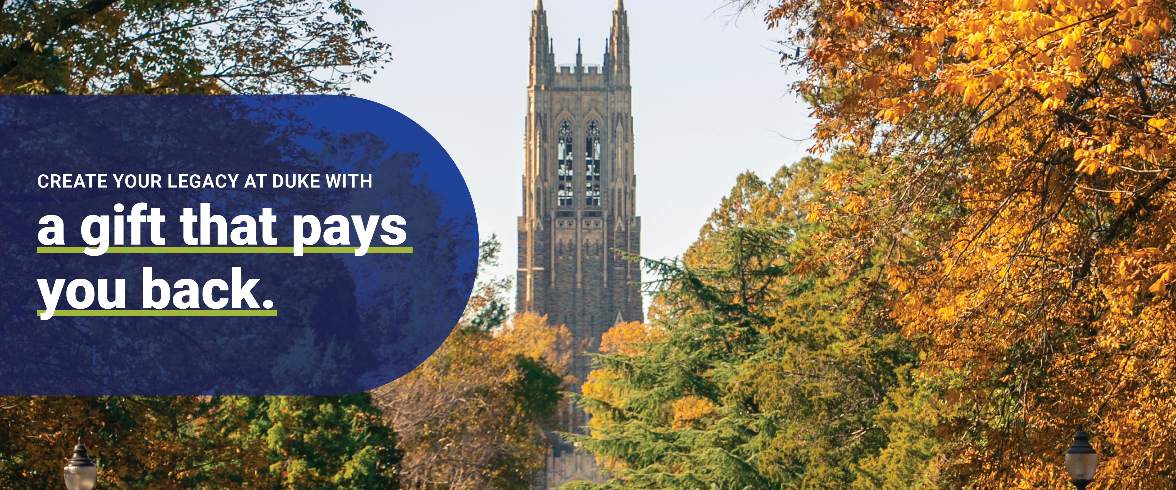 make an immediate impact at duke while saving taxes